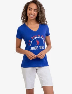 U.S. Polo Assn. ARCHED LOGO GRAPHIC T-SHIRT -Glimmera Cloth Shop 2155461D BLRF 48642