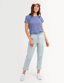 U.S. Polo Assn. TWIST NECK SNOW YARN T-SHIRT -Glimmera Cloth Shop 2155692F SLBU 67912