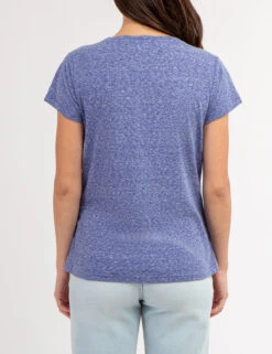 U.S. Polo Assn. TWIST NECK SNOW YARN T-SHIRT -Glimmera Cloth Shop 2155692F SLBU 67919