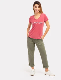 U.S. POLO ASSN. BURNOUT T-SHIRT -Glimmera Cloth Shop 2155702T RYTR 69476