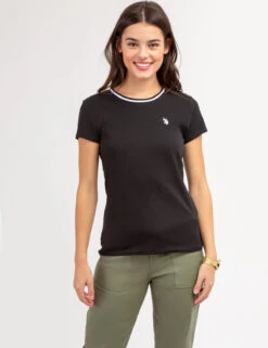 U.S. Polo Assn. RINGER NECK TRIM T-SHIRT