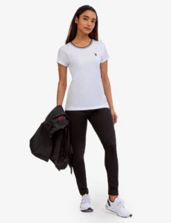 U.S. Polo Assn. RINGER NECK TRIM T-SHIRT -Glimmera Cloth Shop 2155711H OPWH 48818