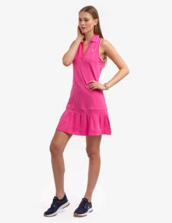 U.S. Polo Assn. SLEEVELESS SPLIT NECK TENNIS DRESS -Glimmera Cloth Shop 215586ZH PSNG 54819