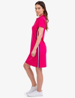 U.S. Polo Assn. SIDE STRIPE POLO DRESS -Glimmera Cloth Shop 215588ZH PPEA 46400