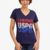 U.S. Polo Assn. RETRO USPA V-NECK T-SHIRT