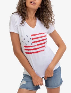 U.S. Polo Assn. USPA LOGO FLAG T-SHIRT -Glimmera Cloth Shop 2156191D OPWH 48482