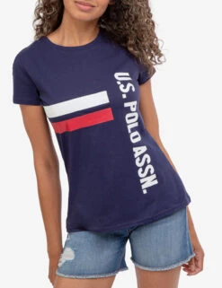 CREW NECK U.S. POLO ASSN. T-SHIRT -Glimmera Cloth Shop 2156211D CLNV 48567