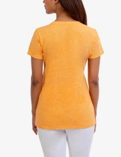 U.S. Polo Assn. V-NECK STRIPE FOIL GRAPHIC T-SHIRT -Glimmera Cloth Shop 215624 GLOOM 48149