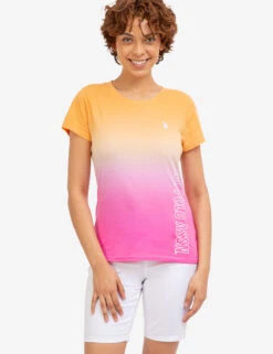 U.S. POLO ASSN. DIP DYE GRAPHIC T-SHIRT