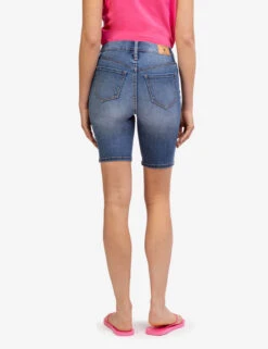 U.S. Polo Assn. HIGH RISE BERMUDA SHORTS -Glimmera Cloth Shop 215641M9 BLUE 41847