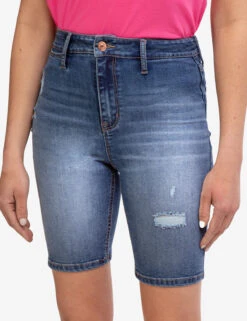 U.S. Polo Assn. HIGH RISE BERMUDA SHORTS -Glimmera Cloth Shop 215641M9 BLUE 41850