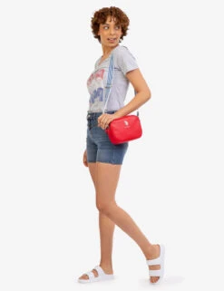 U.S. Polo Assn. HIGH RISE VINTAGE YOKE DENIM SHORTS -Glimmera Cloth Shop 215644MQ BLUE 45653