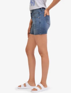 U.S. Polo Assn. HIGH RISE VINTAGE YOKE DENIM SHORTS -Glimmera Cloth Shop 215644MQ BLUE 45660