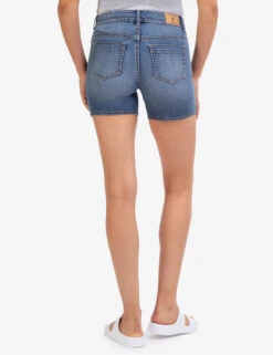 U.S. Polo Assn. HIGH RISE VINTAGE YOKE DENIM SHORTS -Glimmera Cloth Shop 215644MQ BLUE 45661