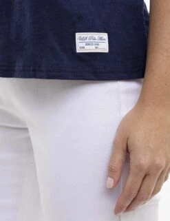 U.S. Polo Assn. EYELET YOKE FLUTTER SLEEVE TOP -Glimmera Cloth Shop 2157141H CLNV 14158