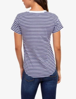 U.S. Polo Assn. CONTRAST RINGER STRIPE CREW T-SHIRT -Glimmera Cloth Shop 2157191F CLNV 61253