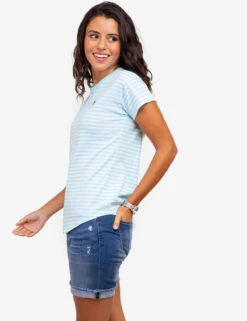 U.S. Polo Assn. CONTRAST RINGER STRIPE CREW T-SHIRT -Glimmera Cloth Shop 2157191F ESYT 61402