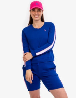 U.S. Polo Assn. RAGLAN SLEEVE CREW NECK PULLOVER