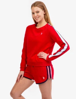 U.S. Polo Assn. RAGLAN SLEEVE CREW NECK PULLOVER -Glimmera Cloth Shop 2157328Q ERED 50174