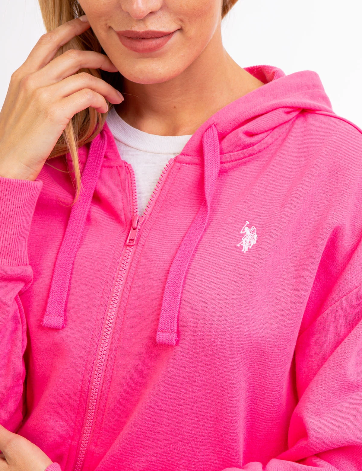 U.S. Polo Assn. FULL ZIP LOGO HOODIE 5 U.S. Polo Assn. FULL ZIP LOGO HOODIE - Image 5