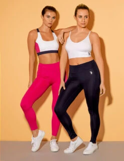 U.S. Polo Assn. USPA SPORT HIGH WAISTED ESSENTIAL LEGGING -Glimmera Cloth Shop 2157585J PPEA BLCK 3759