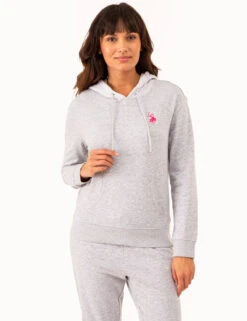 U.S. Polo Assn. HIGH LOW MULTI TONAL LOGO HOODIE -Glimmera Cloth Shop 2158098Q LGHT 77747