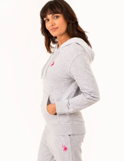 U.S. Polo Assn. HIGH LOW MULTI TONAL LOGO HOODIE -Glimmera Cloth Shop 2158098Q LGHT 77751