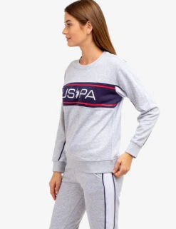 U.S. Polo Assn. USPA PULLOVER WITH PIPING -Glimmera Cloth Shop 2158138Q LGHT 64729