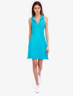 U.S. Polo Assn. SLEEVELESS SPLIT NECK POLO DRESS