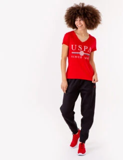 U.S. Polo Assn. USPA MEDALLION V-NECK T-SHIRT -Glimmera Cloth Shop 2158451D ERED 72762