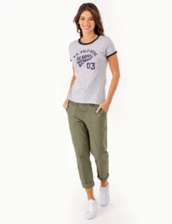 U.S. Polo Assn. VARSITY PRINT RINGER T-SHIRT -Glimmera Cloth Shop 2158501D LGHT 80109