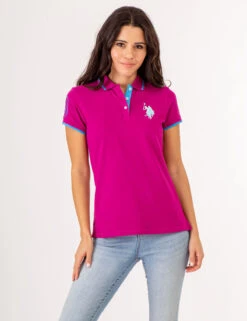 U.S. Polo Assn. MULTITONAL LOGO SOLID POLO SHIRT