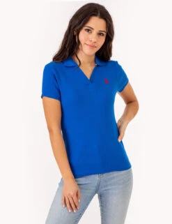 U.S. Polo Assn. SPLIT NECK RIBBED POLO SHIRT -Glimmera Cloth Shop 21585668 LAPB 80427