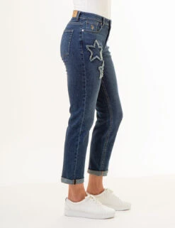 U.S. Polo Assn. MID RISE BOYFRIEND JEANS -Glimmera Cloth Shop 215857DW DKWS 86067