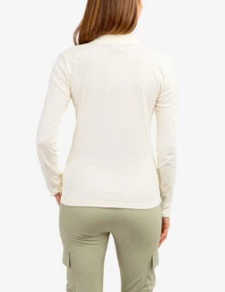 U.S. Polo Assn. SPLIT NECK RIBBED LONG SLEEVE POLO SHIRT -Glimmera Cloth Shop 2158746E VLPR 64868