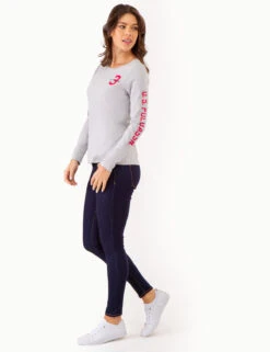 LONG SLEEVE U.S. POLO ASSN. GRAPHIC T-SHIRT -Glimmera Cloth Shop 2158761D LTGY 79961