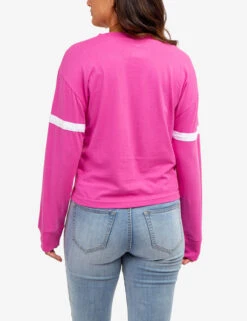 U.S. Polo Assn. LONG SLEEVE USPA APPLIQUE CROPPED T-SHIRT -Glimmera Cloth Shop 2158771D PKPZ 64674