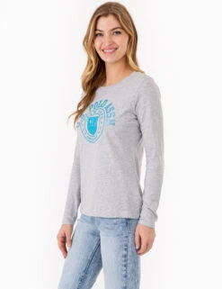U.S. Polo Assn. LONG SLEEVE ARCH PRINT T-SHIRT -Glimmera Cloth Shop 2158781H LGHT 77211