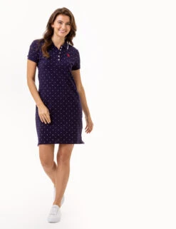U.S. Polo Assn. DOT POLO DRESS -Glimmera Cloth Shop 215882ZH EVBL 3293