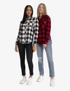 U.S. Polo Assn. FLANNEL BUFFALO PLAID LONG SLEEVE SHIRT
