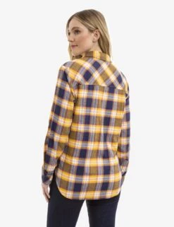 U.S. Polo Assn. FLANNEL PLAID LONG SLEEVE SHIRT -Glimmera Cloth Shop 215898GA HUDG 15068