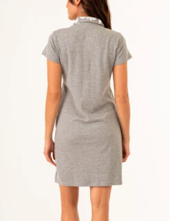 U.S. Polo Assn. SPLIT NECK FLORAL COLLAR POLO DRESS -Glimmera Cloth Shop 21590798 HGRY 77779