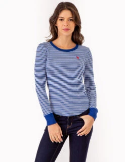 U.S. Polo Assn. LONG SLEEVE STRIPED THERMAL -Glimmera Cloth Shop 2159099R SLBU 79926
