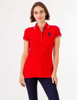 U.S. Polo Assn. SIGNATURE STRIPE PLACKET POLO SHIRT -Glimmera Cloth Shop 215911ZH ERED 72693