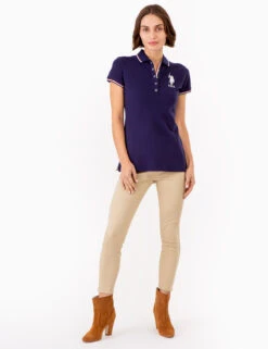 U.S. Polo Assn. SIGNATURE STRIPE PLACKET POLO SHIRT -Glimmera Cloth Shop 215911ZH EVBL 72749