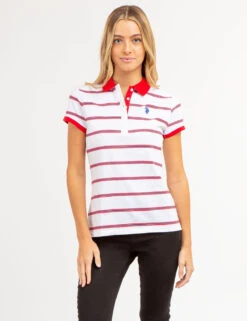U.S. Polo Assn. HORIZONTAL MULTI STRIPED POLO SHIRT