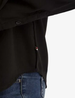 U.S. Polo Assn. CHEST POCKET PLEATED FRONT TOP -Glimmera Cloth Shop 2159299G BLCK 2192