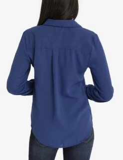 U.S. Polo Assn. CHEST POCKET PLEATED FRONT TOP -Glimmera Cloth Shop 2159299G SLBU 2491