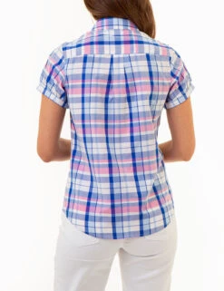 U.S. Polo Assn. SHORT SLEEVE TWIST CUFF MADRAS SHIRT 16 U.S. Polo Assn. SHORT SLEEVE TWIST CUFF MADRAS SHIRT -Glimmera Cloth Shop 215964NA FUFD 86108
