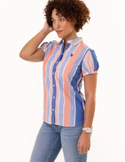 U.S. Polo Assn. SHORT SLEEVE TWIST CUFF MADRAS SHIRT 23 U.S. Polo Assn. SHORT SLEEVE TWIST CUFF MADRAS SHIRT -Glimmera Cloth Shop 215964NA PERM 0943